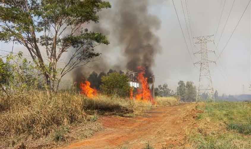Queimadas podem provocar interrupção no fornecimento de energia