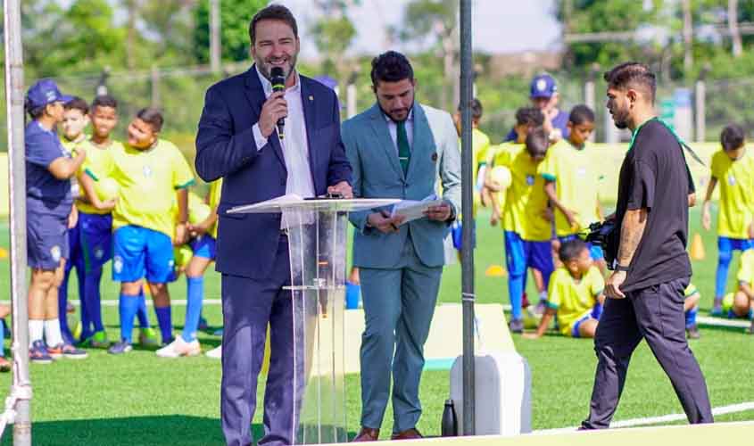 Presidente da Alero prestigia inauguração do primeiro Centro de Desenvolvimento do Futebol do legado FIFA no Brasil