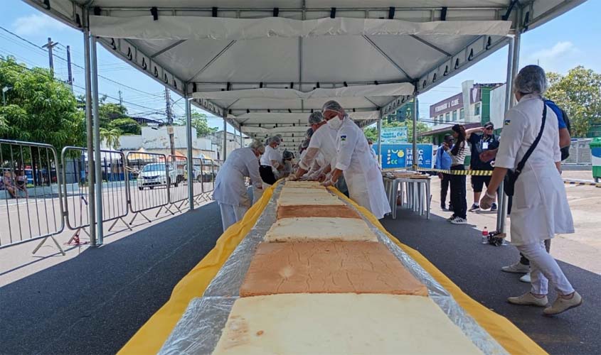 Porto Velho inicia montagem do maior bolo da região Norte