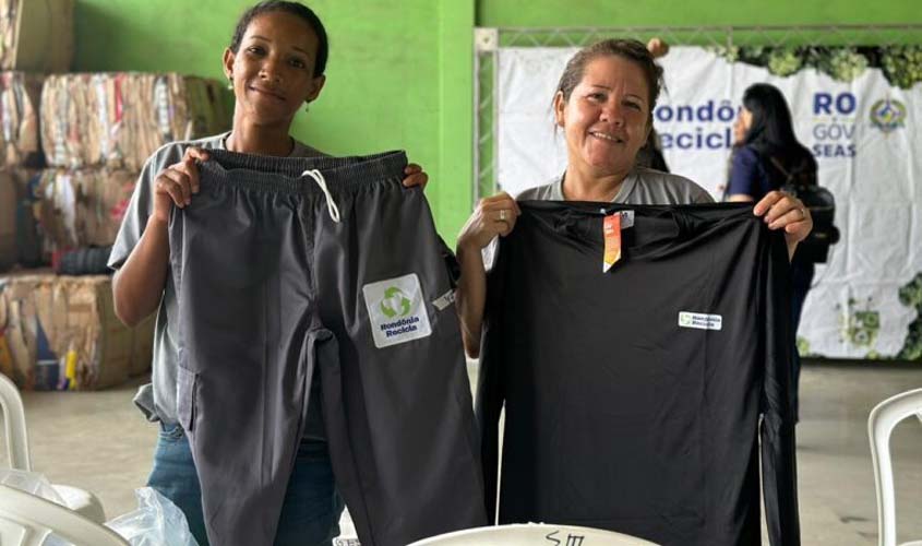 Catadores de recicláveis em Jaru são beneficiados com EPIs