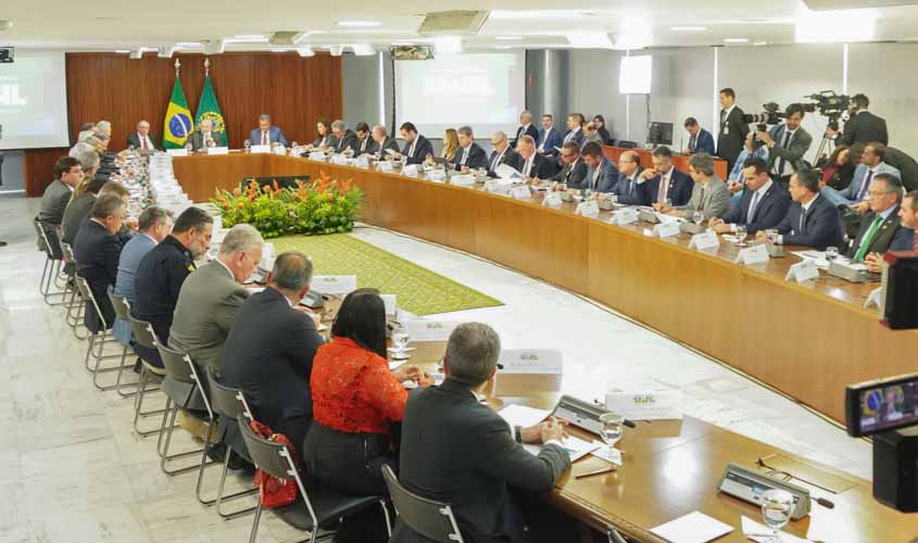 Governo de RO participa de reunião no Planalto para fortalecer Segurança Pública