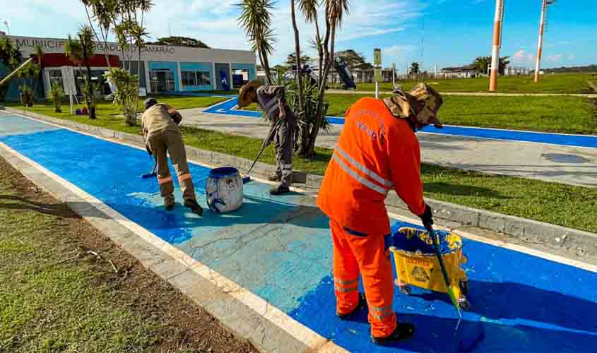 Aeroporto Brigadeiro Camarão recebe sinalização horizontal