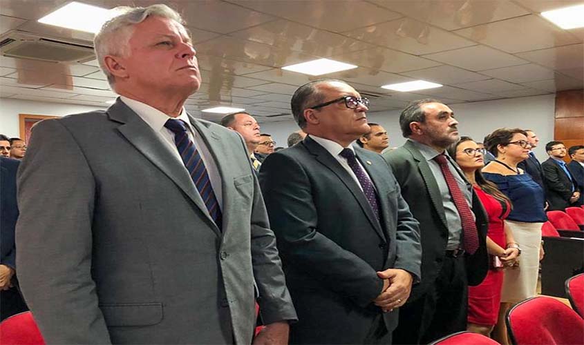 Procurador-Geral de Justiça do MPRO participa da solenidade de posse e eleição dos novos dirigentes do TRE-RO