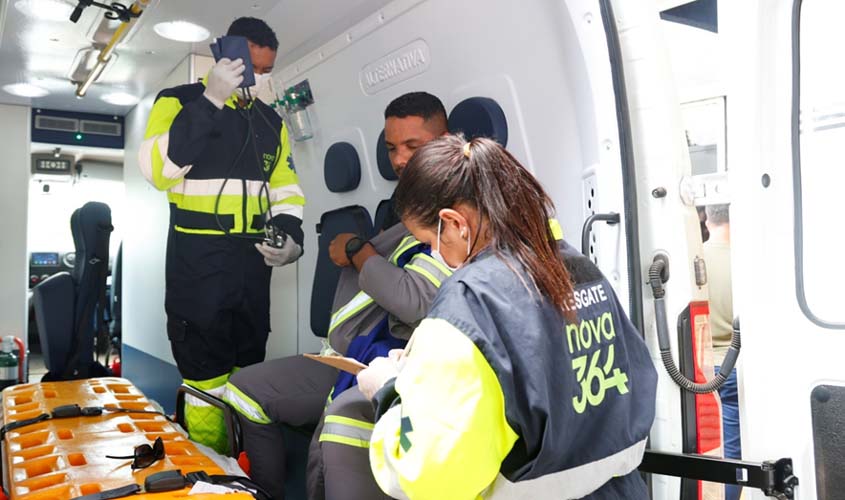 Equipes da BR-364 passam por treinamento prático