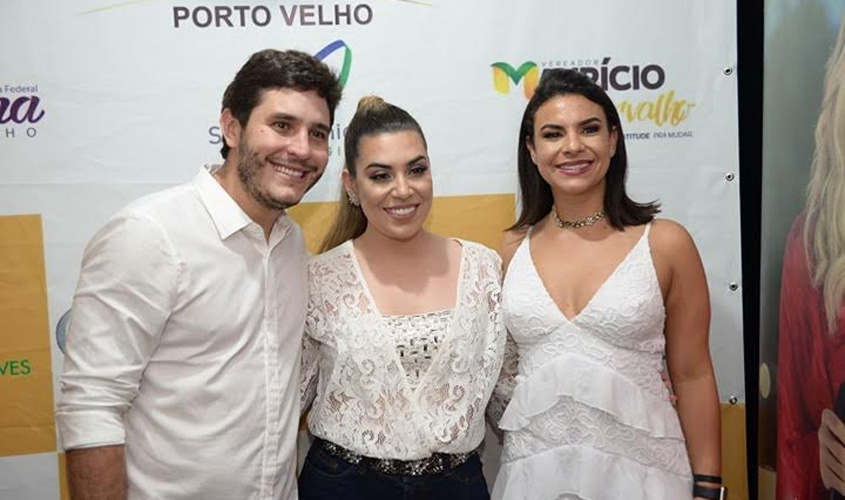 Naiara Azevedo elogia Mariana e Maurício Carvalho polo sucesso do Réveillon de Porto Velho