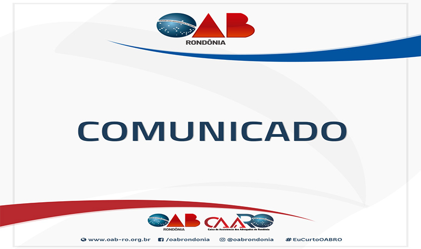Funcionamento da OAB Rondônia retorna ao horário comercial nesta terça (7)