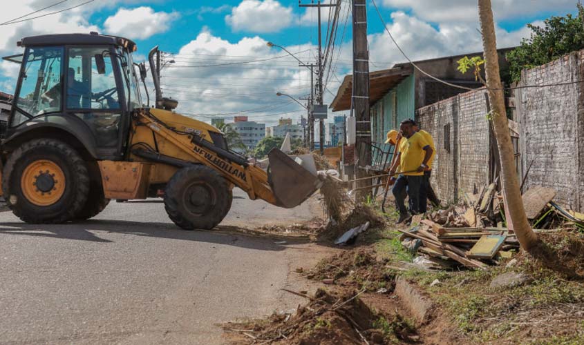 Porto Velho inicia a primeira semana do ano com mutirões de limpeza urbana