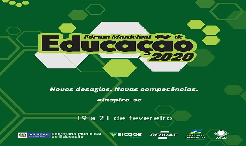 Município receberá palestrantes renomados no Fórum Municipal de Educação 2020