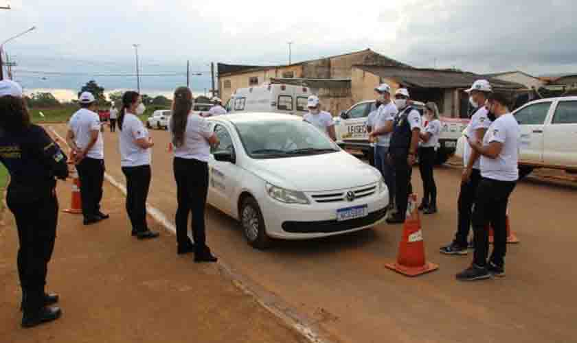 Agentes de trânsito da Regional Vilhena do Detran fazem treinamento de atualização sobre a Lei Seca