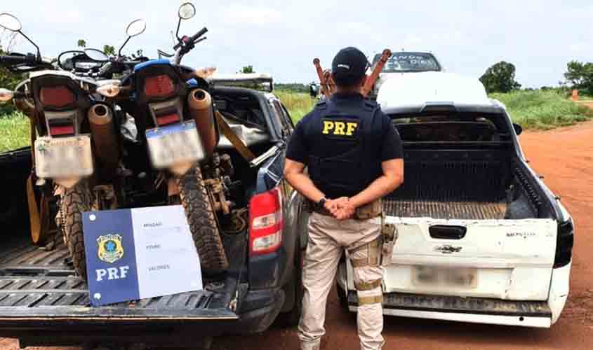 Em Guajará-Mirim/RO, PRF recupera três veículos roubados