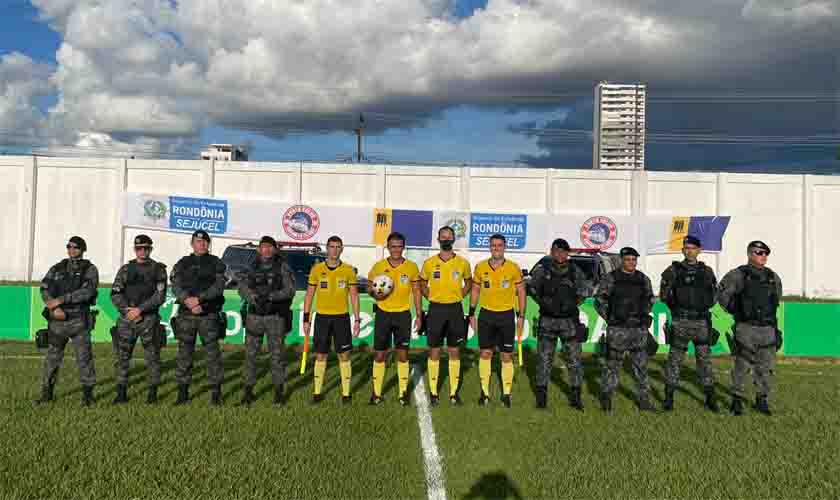 PM garante segurança durante o jogo ocorrido em Porto Velho