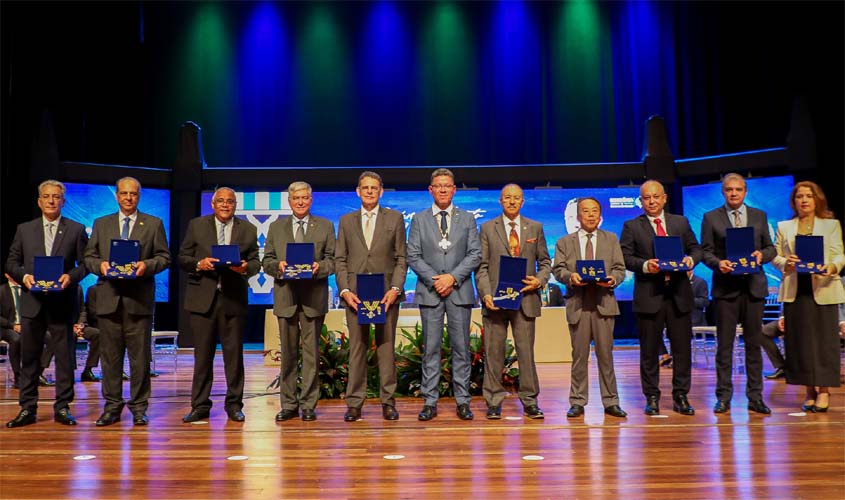 Magistrados do TJRO recebem Medalha Marechal Rondon