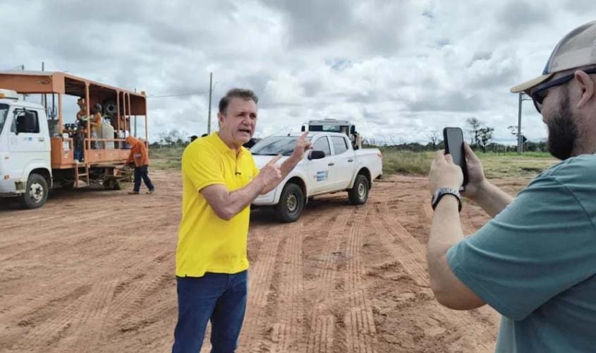 DER faz manutenção na RO-391 após pedido de Luizinho Goebel