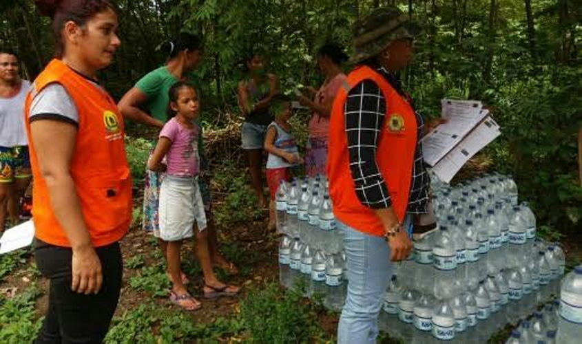 ​​​​​​​Prefeitura de Porto Velho providencia cestas básicas e água para atender famílias afetadas