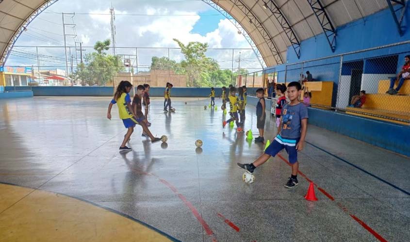 Estão abertas as matrículas para aulas de futsal no bairro Nacional