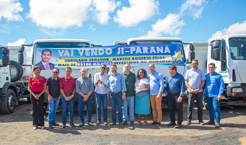 Prefeitura reforça frota com a chegada de novos caminhões