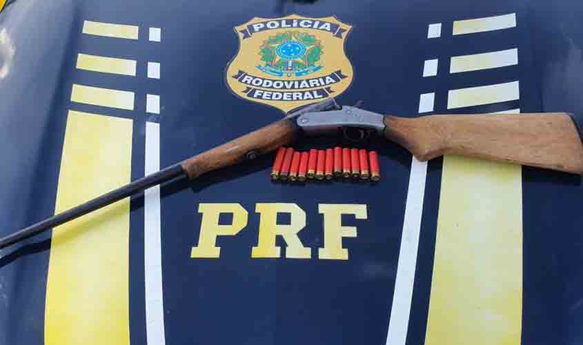 PRF apreende cinco armas de fogo e 125 munições