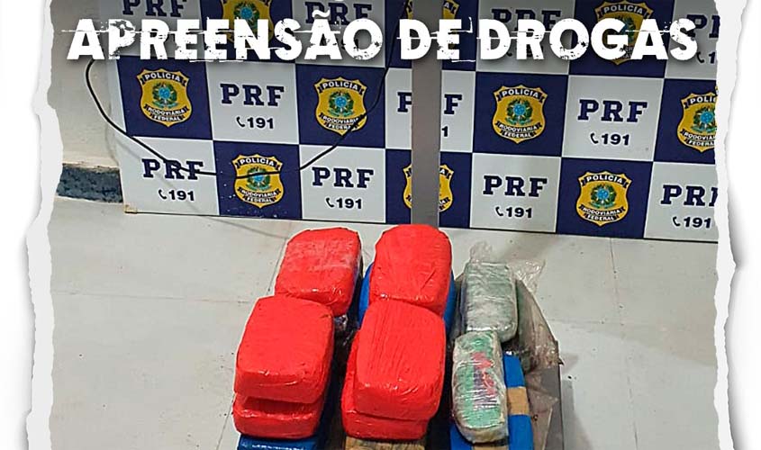 Em Pimenta Bueno/RO, PRF apreende 34 KG de Cocaína