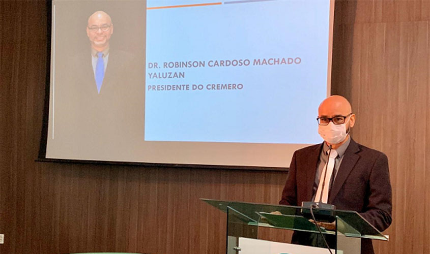 Dr. Robinson Machado Yaluzan é o novo presidente do Cremero