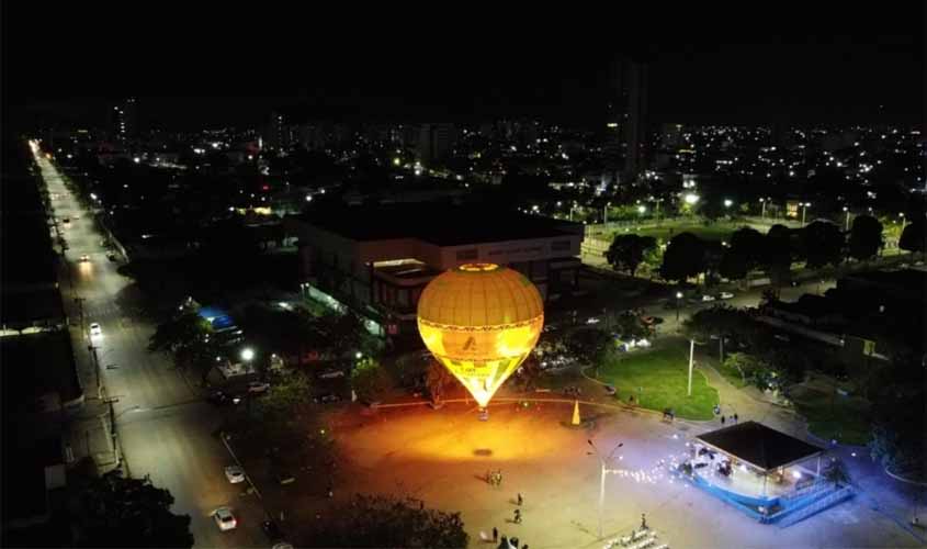 Voo de balão marca comemorações dos 80 anos do Basa