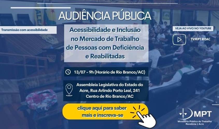  Inserção de pessoas surdas no mercado de trabalho: MPT se reúne com Associação para tratar do tema