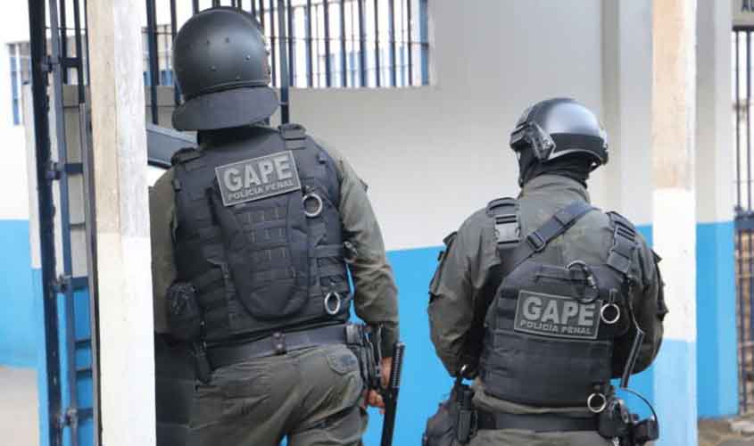 Rondônia integra oitava fase da operação nacional de revistas em unidades prisionais