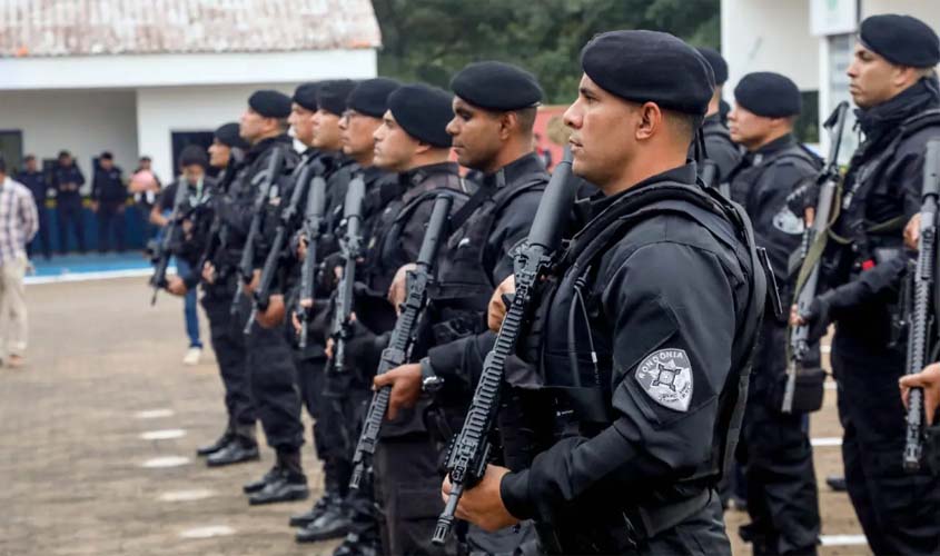 RO reduz 70% dos homicídios com Batalhão Tático