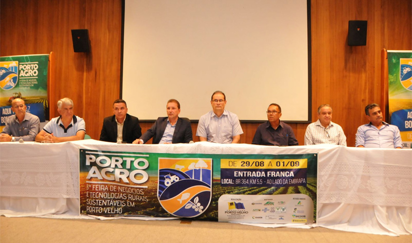 “O agronegócio é a solução para a capital”, diz prefeito Hildon Chaves no lançamento da Portoagro