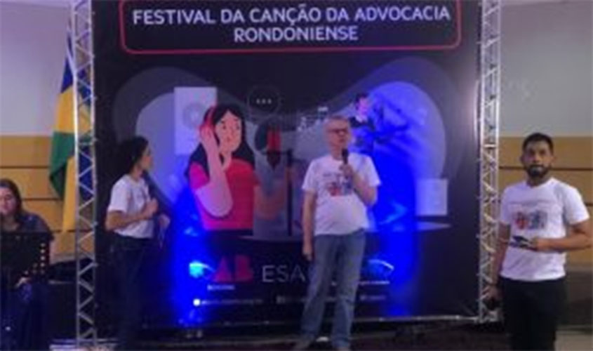 Segunda etapa do Festival da Canção da Advocacia Rondoniense resulta em empate