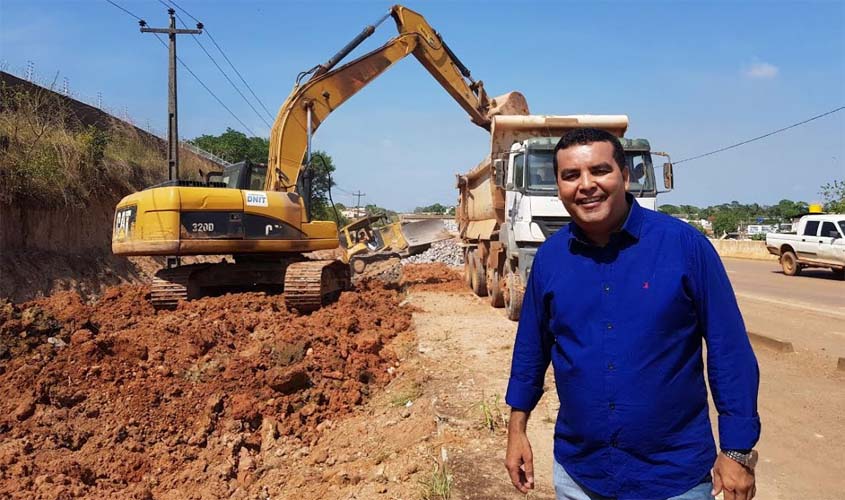 Lindomar Garçon compartilha sua alegria em ver as obras de água tratada, Viadutos e Espaço Alternativo em pleno andamento no ano em que Porto Velho completa 103 anos