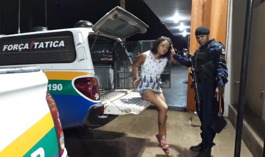 Mulher é presa acusada de vender cocaína no bar Anaconda,  em Porto Velho
