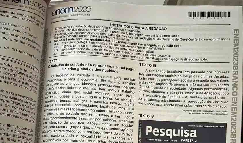 Enem: cartilha de redação é divulgada; confira