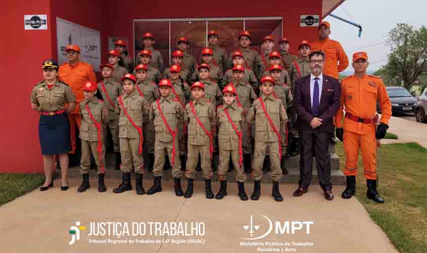  Complexo de Treinamento Bombeiro Mirim é inaugurado em Rolim de Moura com recursos destinados pela Justiça do Trabalho e MPT