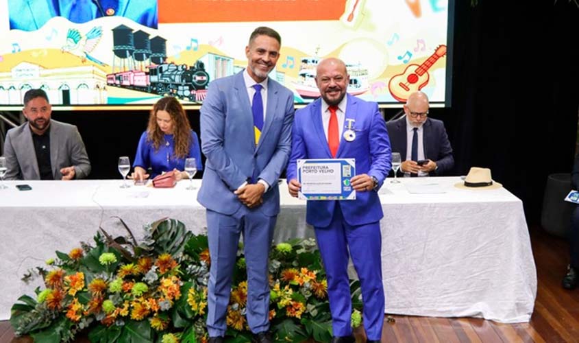 MP de RO recebe homenagem nos 111 anos de Porto Velho