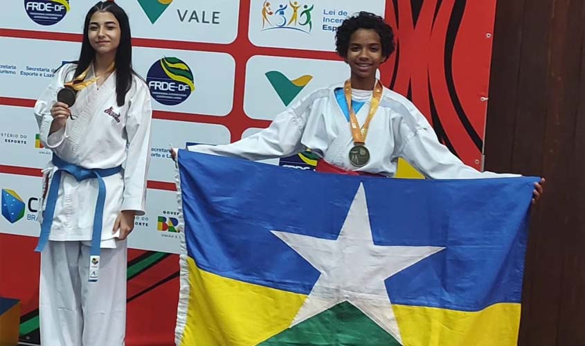 Atletas da escola de karatê Champions Club conquistam medalha nos Jogos Escolares Brasileiros