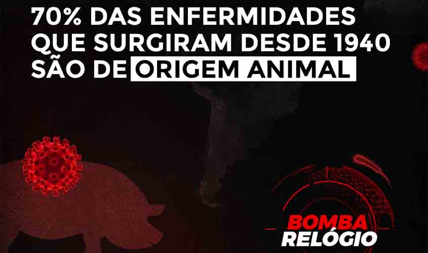 70% das enfermidades que surgiram desde 1940 são de origem animal