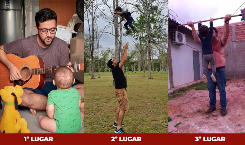 Vencedores do concurso de fotografia do MP 'Por que Ser Pai é Legal?' são premiados nesta segunda, em Porto Velho