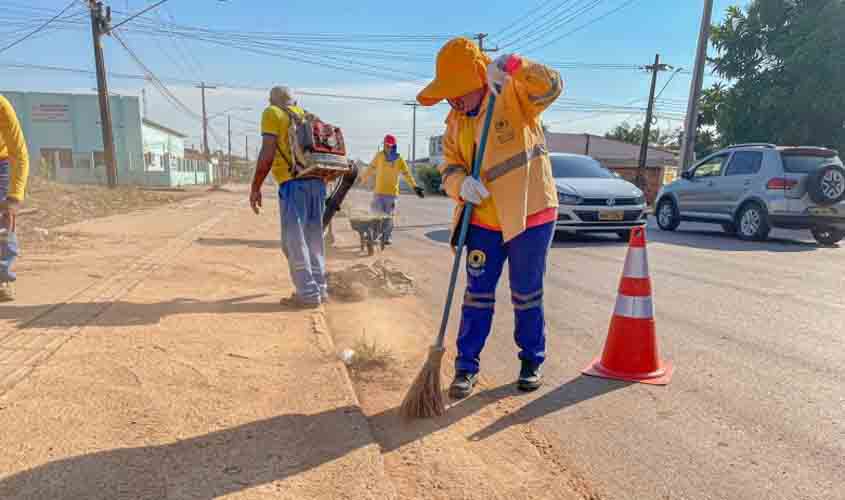 Limpeza urbana segue cronograma em todas as regiões da capital