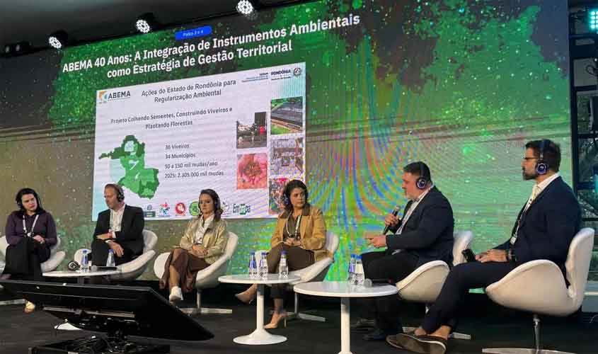 Com presença estratégica, Rondônia destaca modelo de desenvolvimento sustentável em Congresso Ambiental
