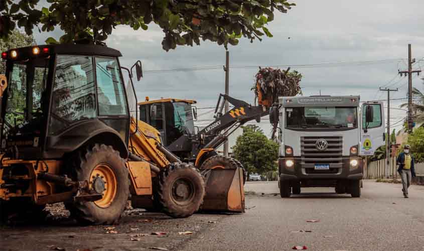Somente nos primeiros cinco meses de 2025, Prefeitura de Porto Velho recolhe 56 mil toneladas de lixo e entulhos a mais que no mesmo período de 2024