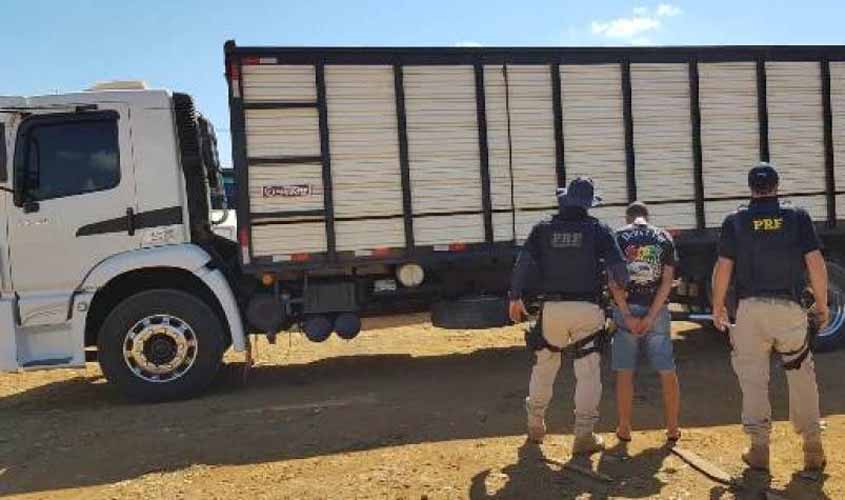Agentes da PRF flagram mais um caminhoneiro dirigindo sob o efeito de drogas em outra cidade de Rondônia