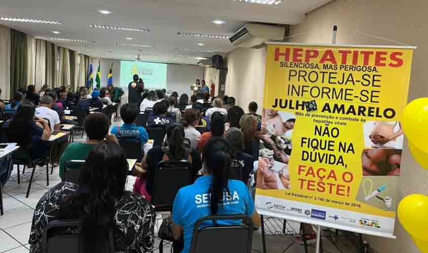 Campanha Julho Amarelo alerta para o combate às hepatites virais na capital