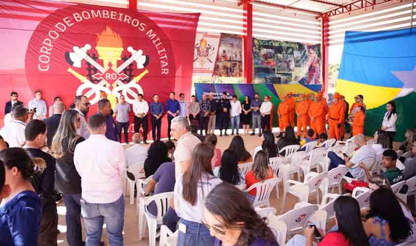 Quartel do Corpo de Bombeiros inaugurado pelo governo de RO diminui tempo de resposta nos atendimentos