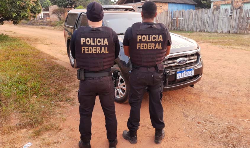 PF cumpre mandados em duas cidades de Rondônia nesta quinta