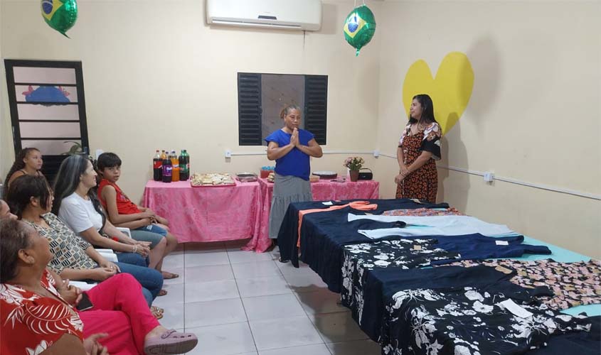 Cras Elizabeth Paranhos forma novas costureiras