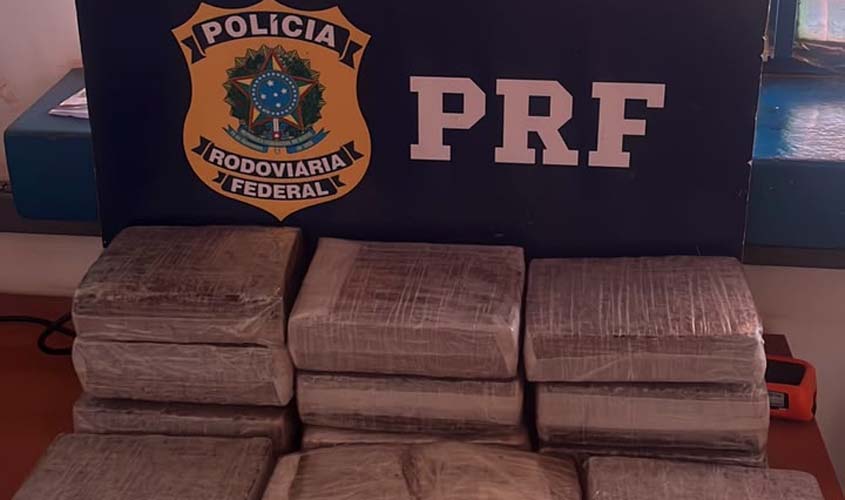 PRF apreende quase 13 kg de droga em Guajará-Mirim