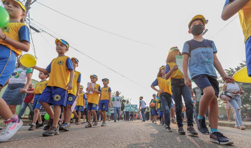 Com apoio da Prefeitura de Porto Velho, escolas da zona Sul preparam desfile cívico