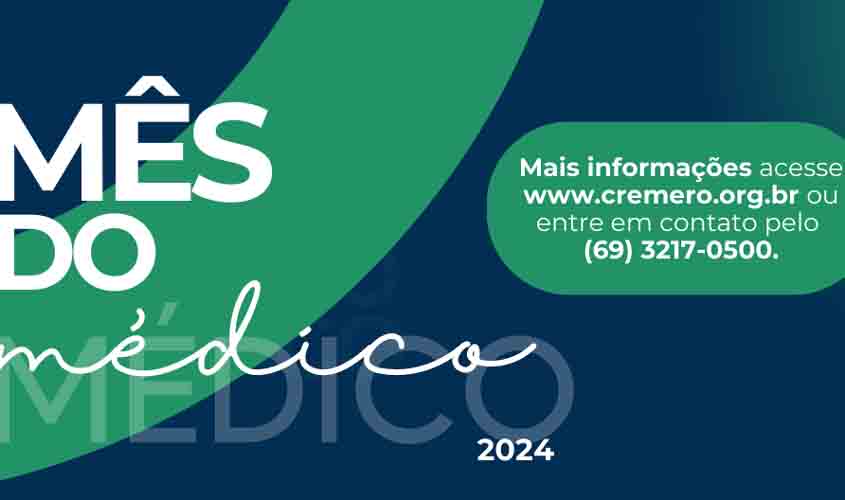 Cremero divulga datas de homenagens ao Mês do Médico 2024