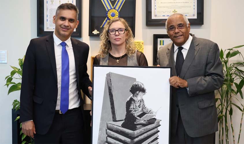 Procurador-Geral de Justiça recebe visita institucional da Emeron