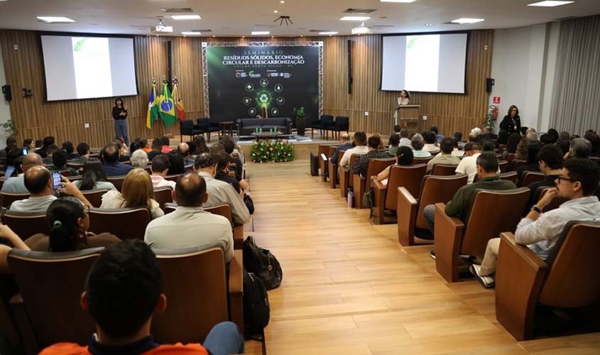 TJRO participa de seminário sobre resíduos e descarbonização